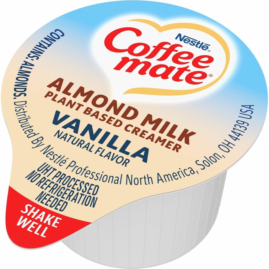 Coffee mate Almond Milk Vanilla Plant-Based Liquid Creamer Singles
