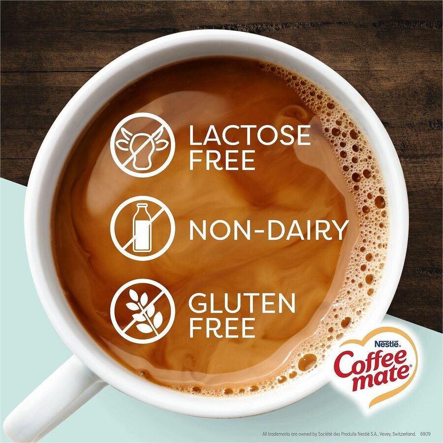 Coffee mate Oat Milk Vanilla Liquid Creamer Singles, Vanilla Flavor, 50/Box, 4 Boxes per Carton