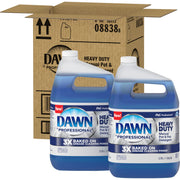 Dawn Manual Pot/Pan Detergent, Heavy Duty, Blue, 128 fl oz (4 quart), 100 per Pallet