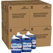 Dawn Manual Pot/Pan Detergent, Heavy Duty, Blue, 128 fl oz (4 quart), 48 per Pallet