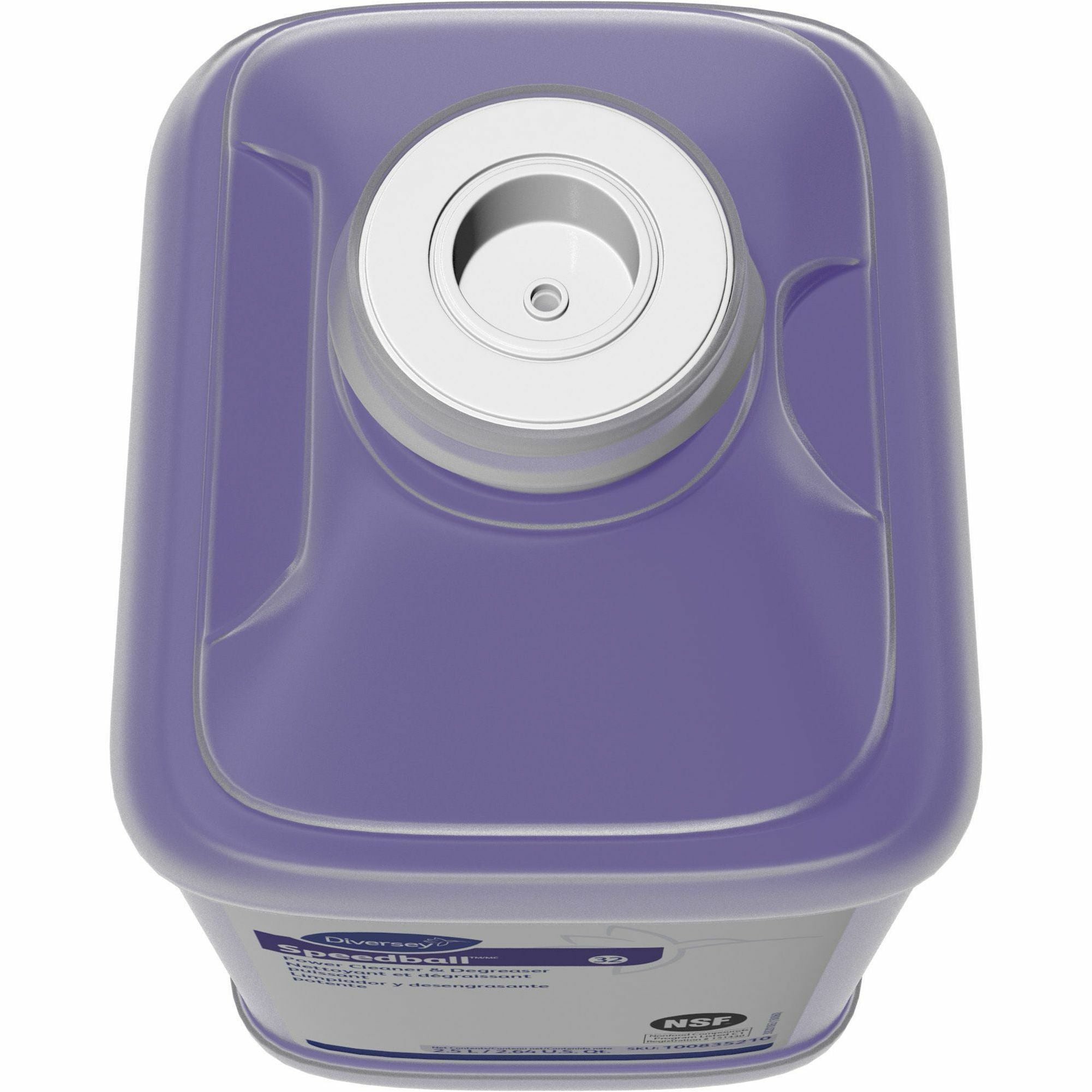 Concentrate - 84.5 fl oz (2.6 quart) - Fresh Lemon, Citrus Scent - Butyl-free, Rinse-free, Residue-free, Heavy Duty - Purple - 2 / Carton