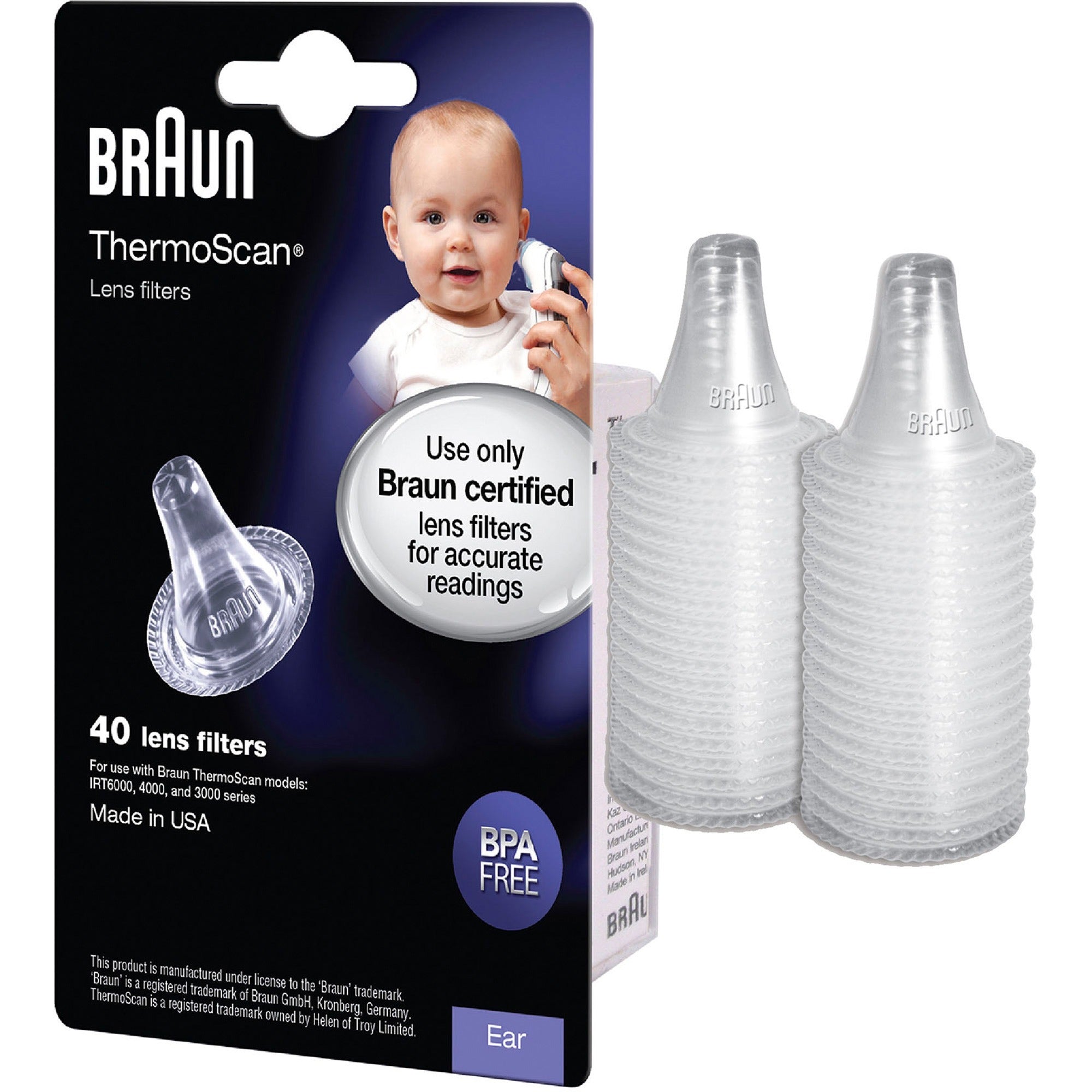 BPA Free - 40 / Pack - Clear