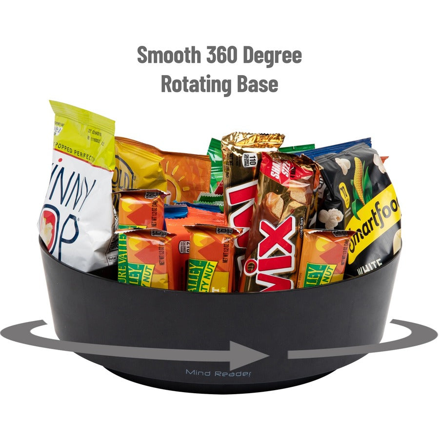 Mind Reader 4-Compartment Snack Carousel Organizer