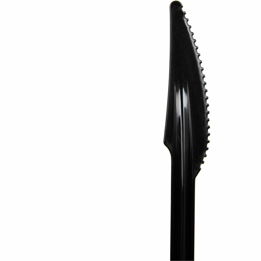 Mind Reader Cutlery Dispenser Utensil Refill - Knife - Kitchen, Breakroom - Black - 100 / Pack