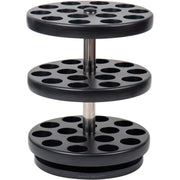 45 x Coffee Pod - 3 Tier(s) - 11.75" Height x 9.50" Width x 9.50" Depth - Counter - Heavy Duty, Rubber Grip, Durable - Black - Plastic - 1 Each