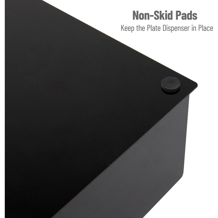 Mind Reader Foundation Covered Plate Dispenser