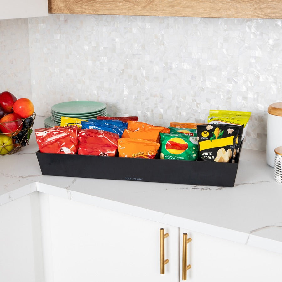 5 Compartment(s) - Lightweight - Black - 1 Each
