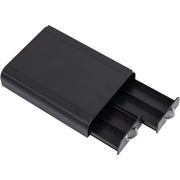 Mind Reader Anchor Coffee Pod Organizer - 24 x Coffee Pod - 3 Drawer(s) - 2.50" Height x 9.50" Width x 12.25" Length - Counter - Heavy Duty, Easy to Clean, Rubber Grip, Compact, Lightweight, Durable - Black - Plastic - 1 Each