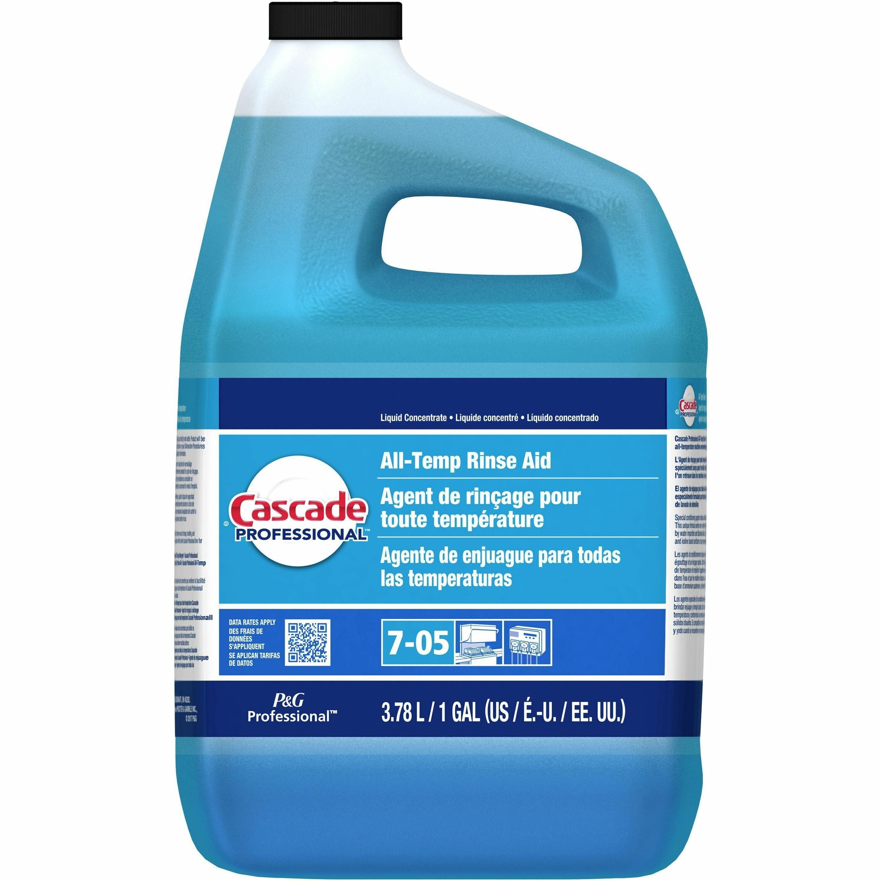 Concentrate - 128 fl oz (4 quart) - Phthalate-free, Triclosan-free, Alkylphenol-free, Anti-limescale - Blue - 2 / Carton