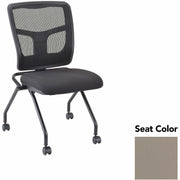 Lorell Training Room Guest Chairs - Dillon Stratus Seat Color - Dillon Vinyl, Polyurethane Seat Material - Polyester, Cotton Back Material - Powder Coated Black Frame Color - Metal Frame Material - Four-legged Base - 2 / Carton