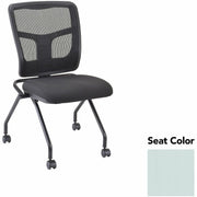 Lorell Training Room Guest Chairs - Castillo Breezy Seat Color - Castillo Vinyl, Polyurethane Seat Material - Polyester, Cotton Back Material - Powder Coated Black Frame Color - Metal Frame Material - Four-legged Base - 2 / Carton