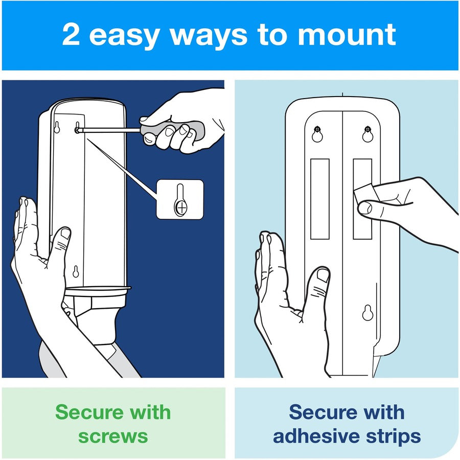 Manual - Easy to Use, Hygienic, Lockable, Wall Mountable - Black - 4 / Carton