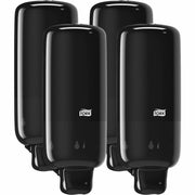 Manual - Easy to Use, Hygienic, Lockable, Wall Mountable - Black - 4 / Carton