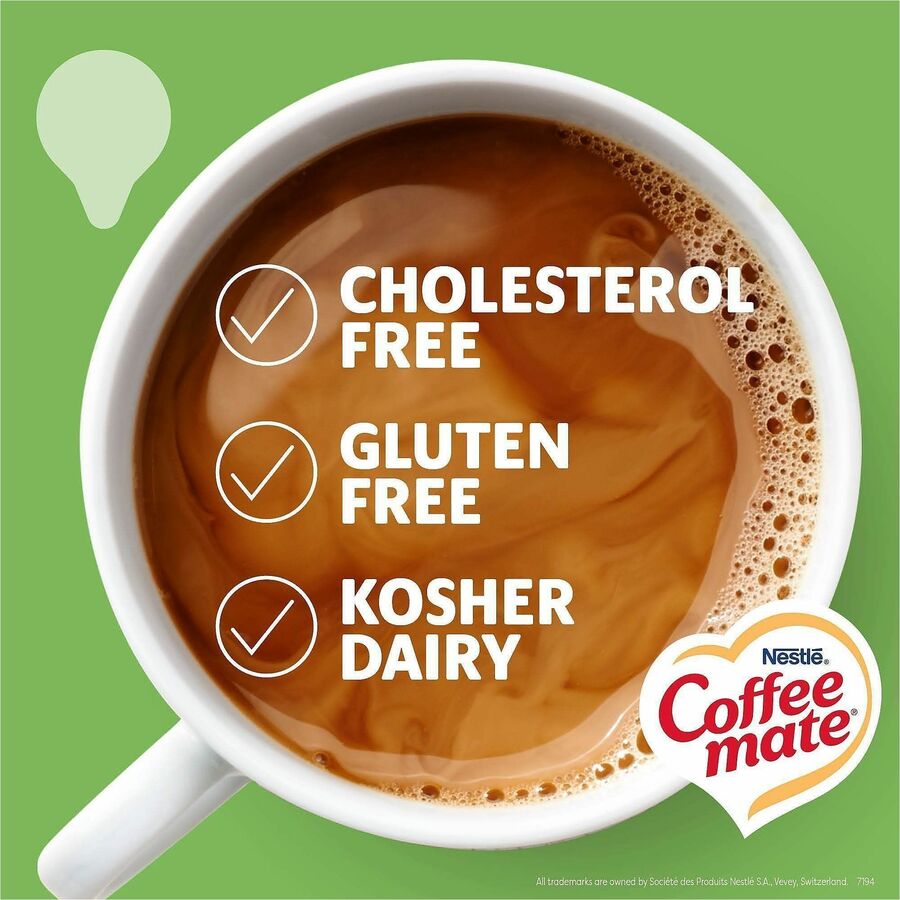 Coffee mate Irish Creme Nondairy Liquid Creamer Singles - Irish Cream Flavor - 0.38 fl oz (11 mL) - 180 / Carton