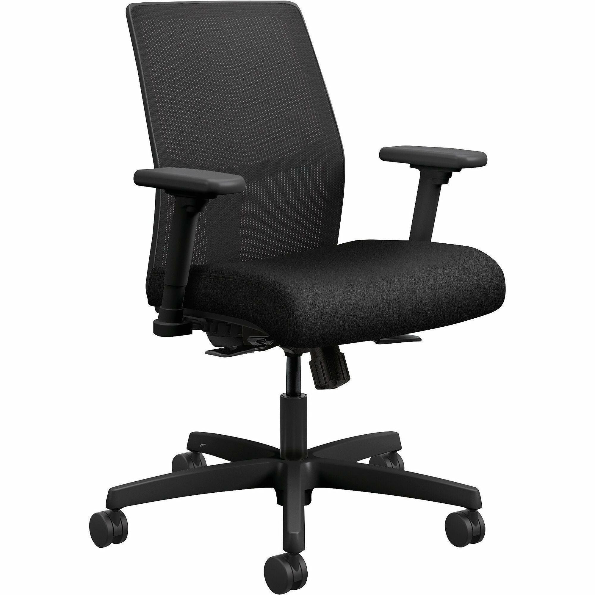Black Seat Color - Fabric Seat Material - Mesh Back Material - Black Frame Color - 5-star Base - 1 Each
