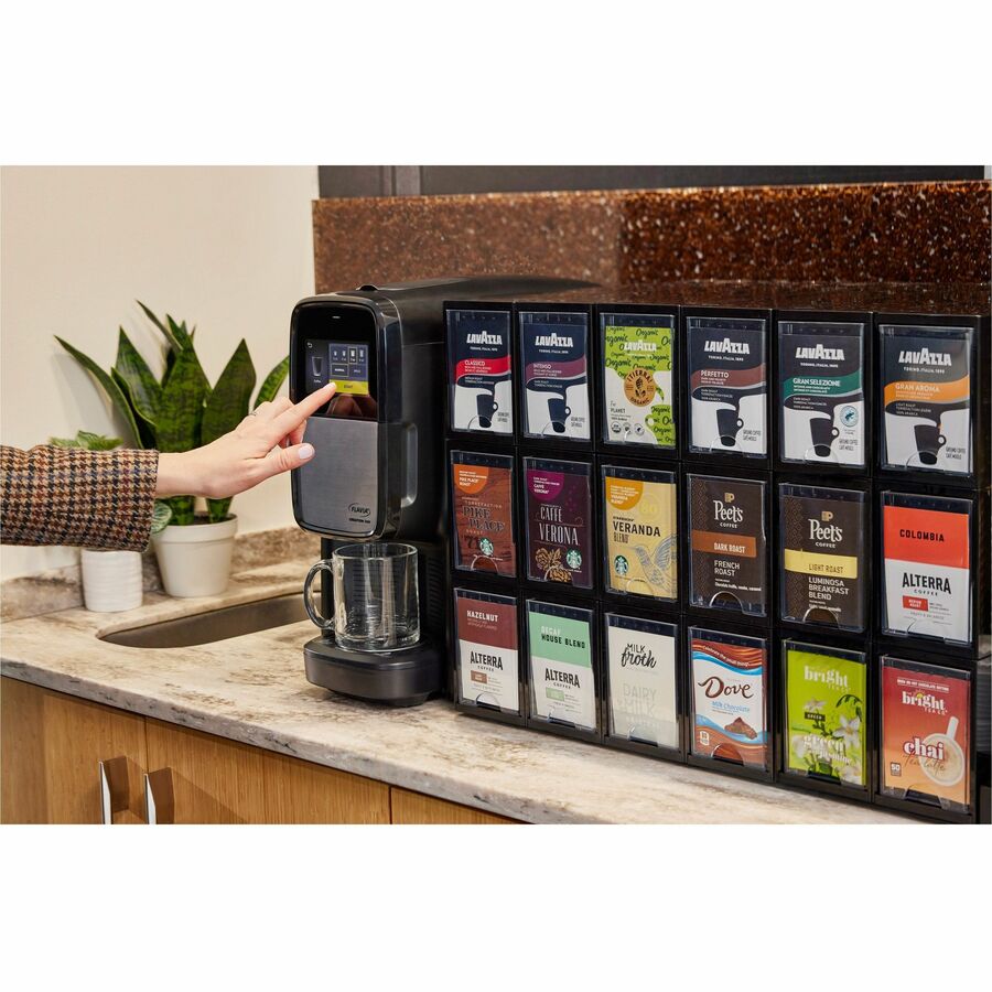1250 W - 5.30 fl oz - Single-serve - Black - Plastic Body