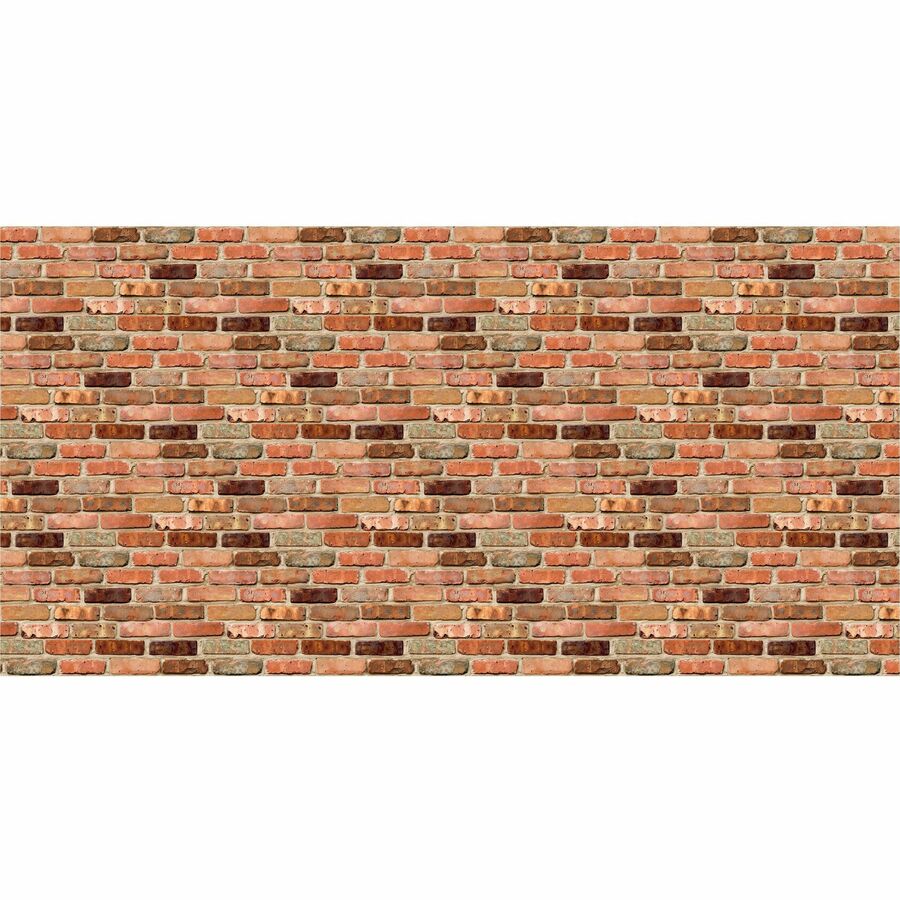 Fadeless Bulletin Board Paper Roll, Reclaimed Brick, 48" x 50 ft, 1 Roll