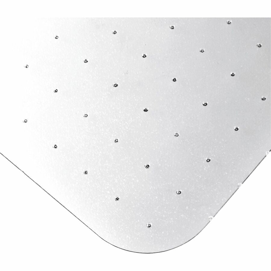 Floortex Eco Friendly Carbon Neutral Polycarbonate Chair Mat, 47" x 35" x 0.090", Rectangular, Clear, 1 Each, TAA Compliant