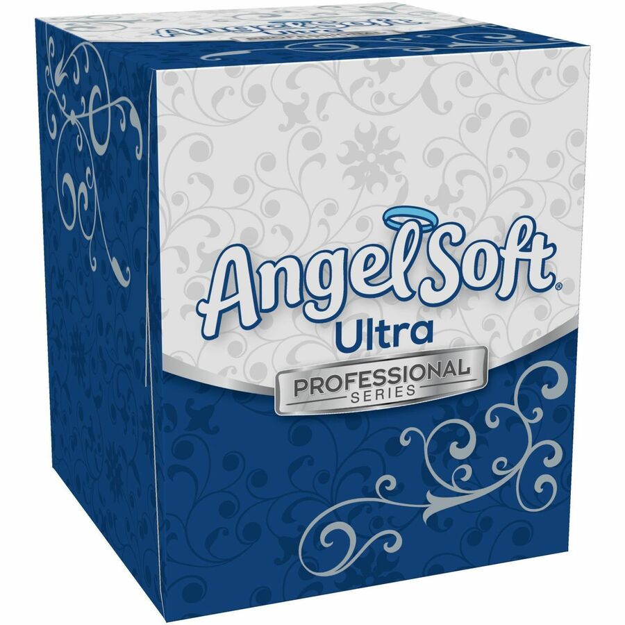 Angel Soft Professional Series Facial Tissue, 2-Ply, White, 96 Tissues/Box, 36 Boxes/Carton