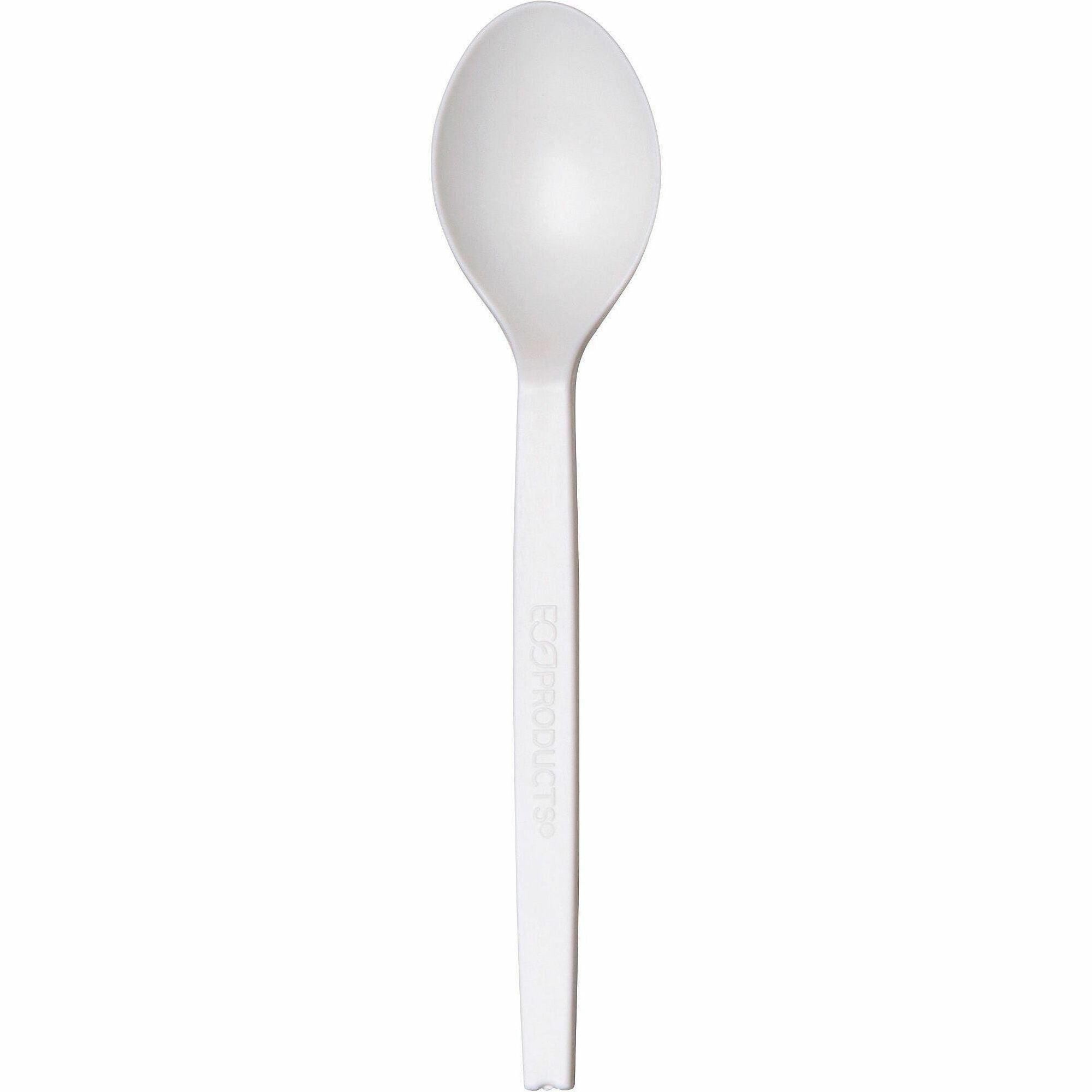 WNA 7" Plant Starch Spoons, Beige, 50 Pack