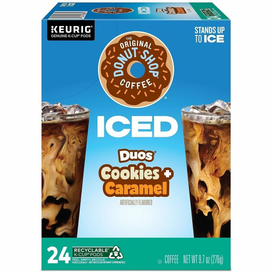 The Original Donut Shop&reg; K-Cup Iced Duos Cookies and Caramel Coffee