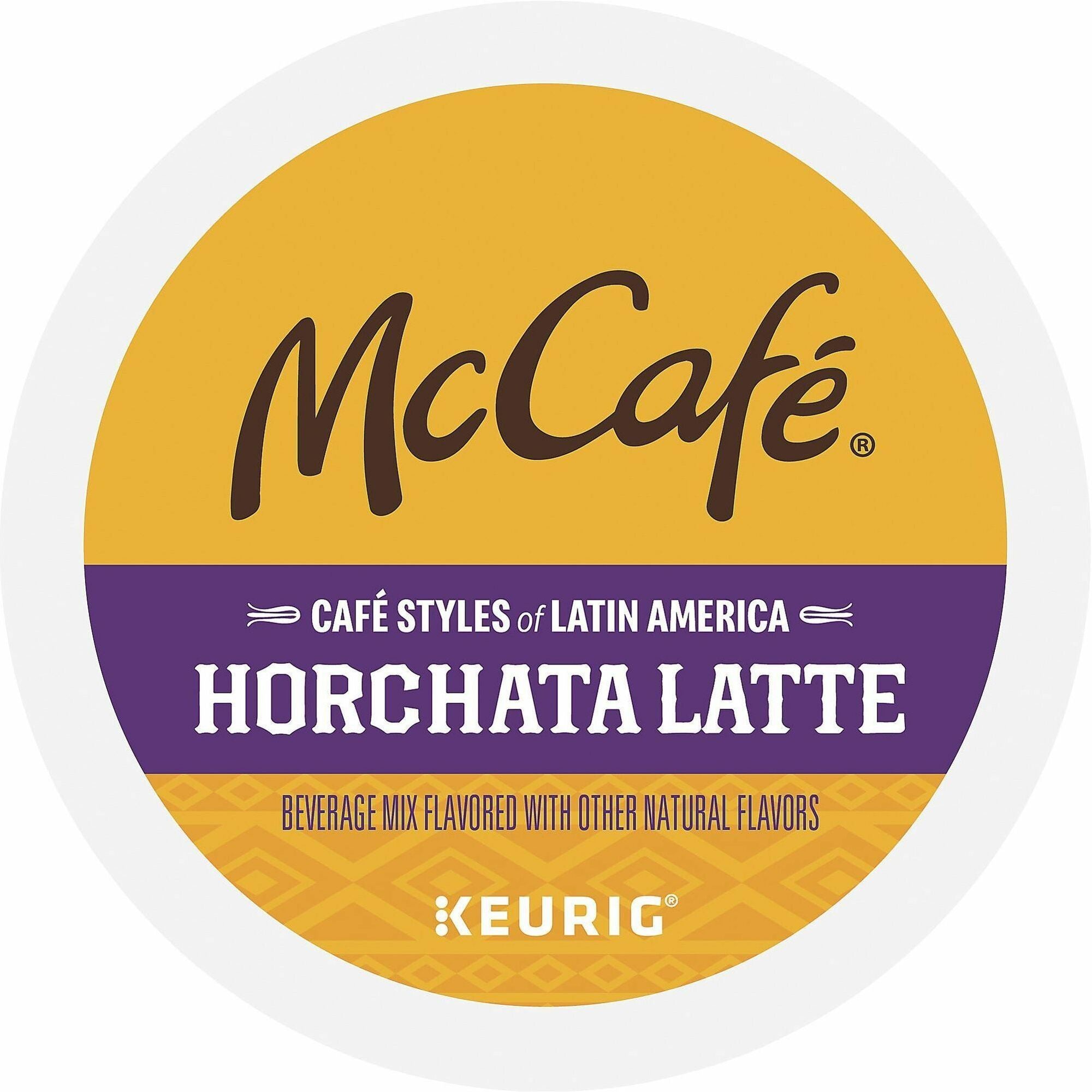 McCafé K-Cup Horchata Latte, Medium Roast, 24 K-Cups per Box, Compatible with Keurig Brewers