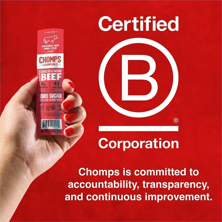Gluten-free, No Added Harmones - Original Beef Jerky, Spicy - 0.50 oz - 24 / Pack