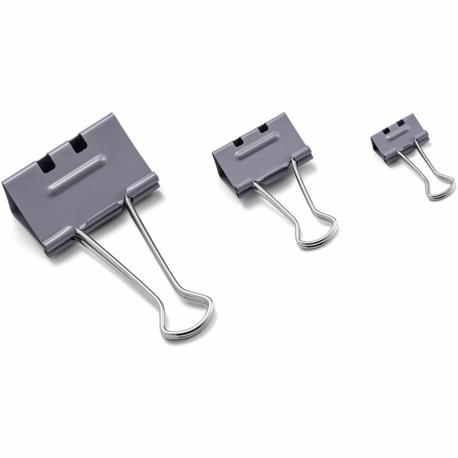 Officemate Large Binder Clip, 6.4" Length x 4" Width, 1" Capacity, Gray, 1 Box