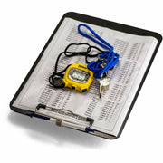 Officemate Low Profile Recycled Plastic Letter Size Clipboard w Pen Holder Black