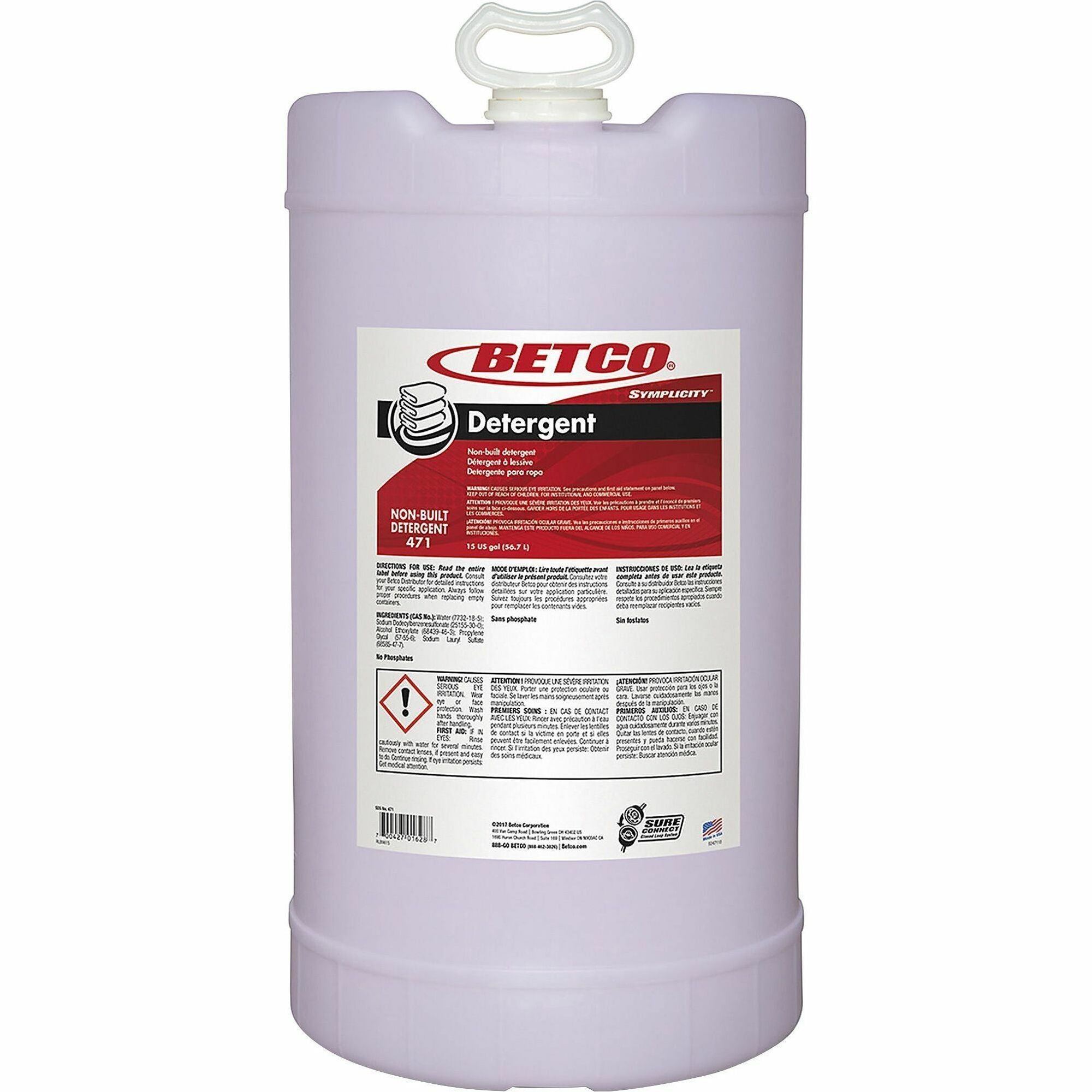 Betco Symplicity Laundry Detergent