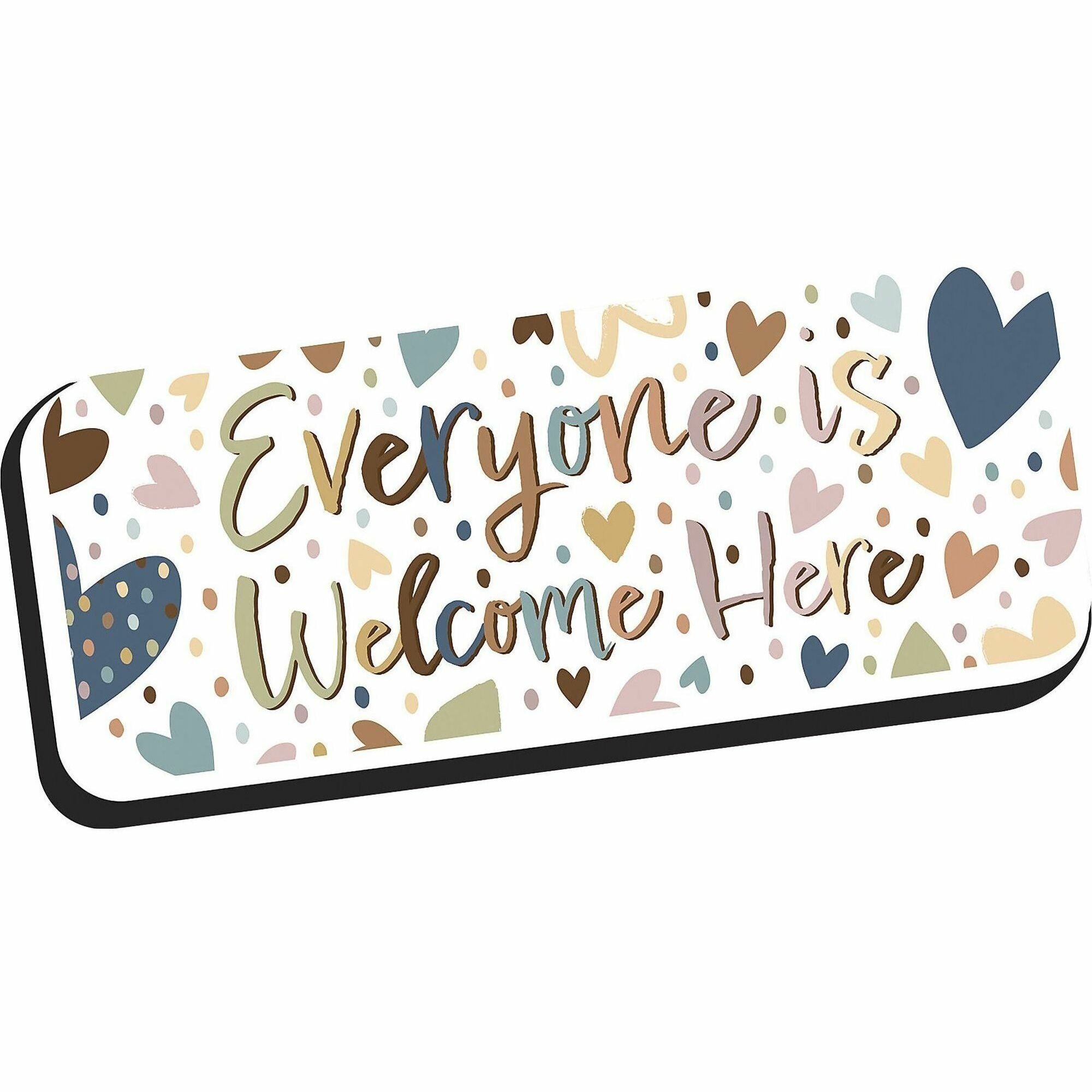 Magnetic Whiteboard Eraser, Everyone is Welcome