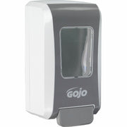 Gojo Push-Style FMX-20 Foam Soap Dispenser, 2.11 Quart Capacity, Wall Mountable, White/Gray, 1 Each