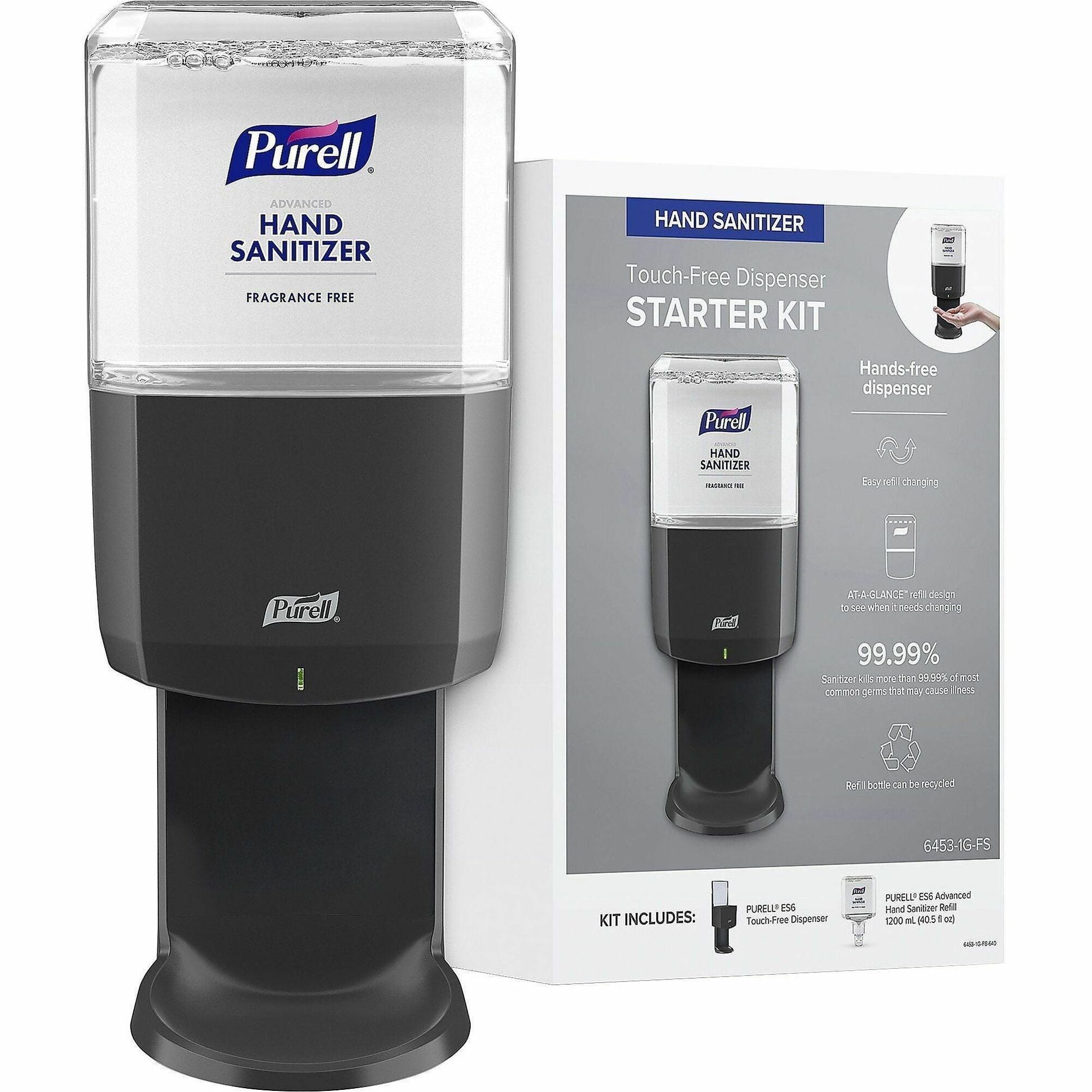 1.27 quart Capacity - Touch-free, Hygienic, Durable, Long Lasting, Wall Mountable - Graphite - 1 Carton