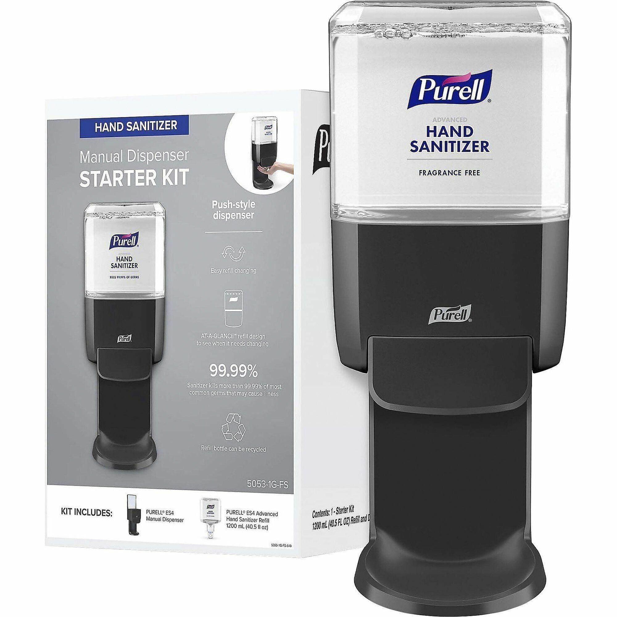 1.27 quart Capacity - Hygienic, Durable, Wall Mountable - Graphite - 1 Carton