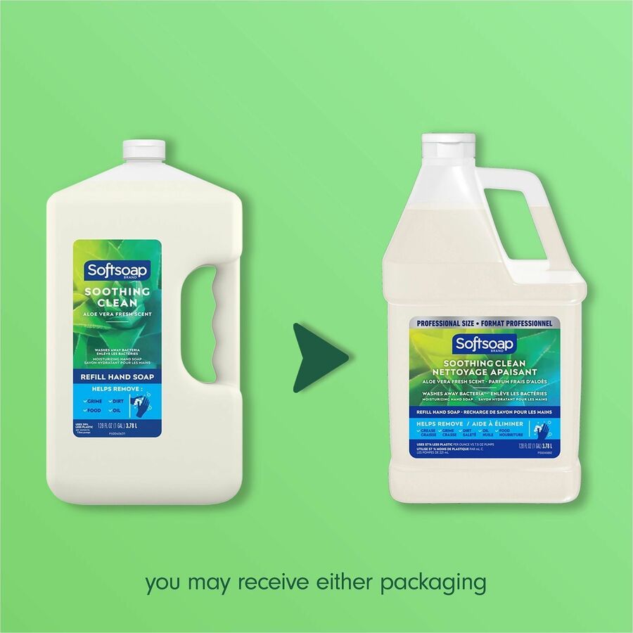 Aloe Vera Scent - 8 lb - Grease Remover, Grime Remover, Dirt Remover, Oil Remover, Food Remover, Bacteria Remover - Hand, Skin - White - pH Balanced - 1 Each