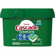 Cascade Complete Fresh ActionPacs, Fresh Scent, Phosphate-Free, Green, 43 Packs per Pack, 6 Packs per Carton, 22.50 oz Each
