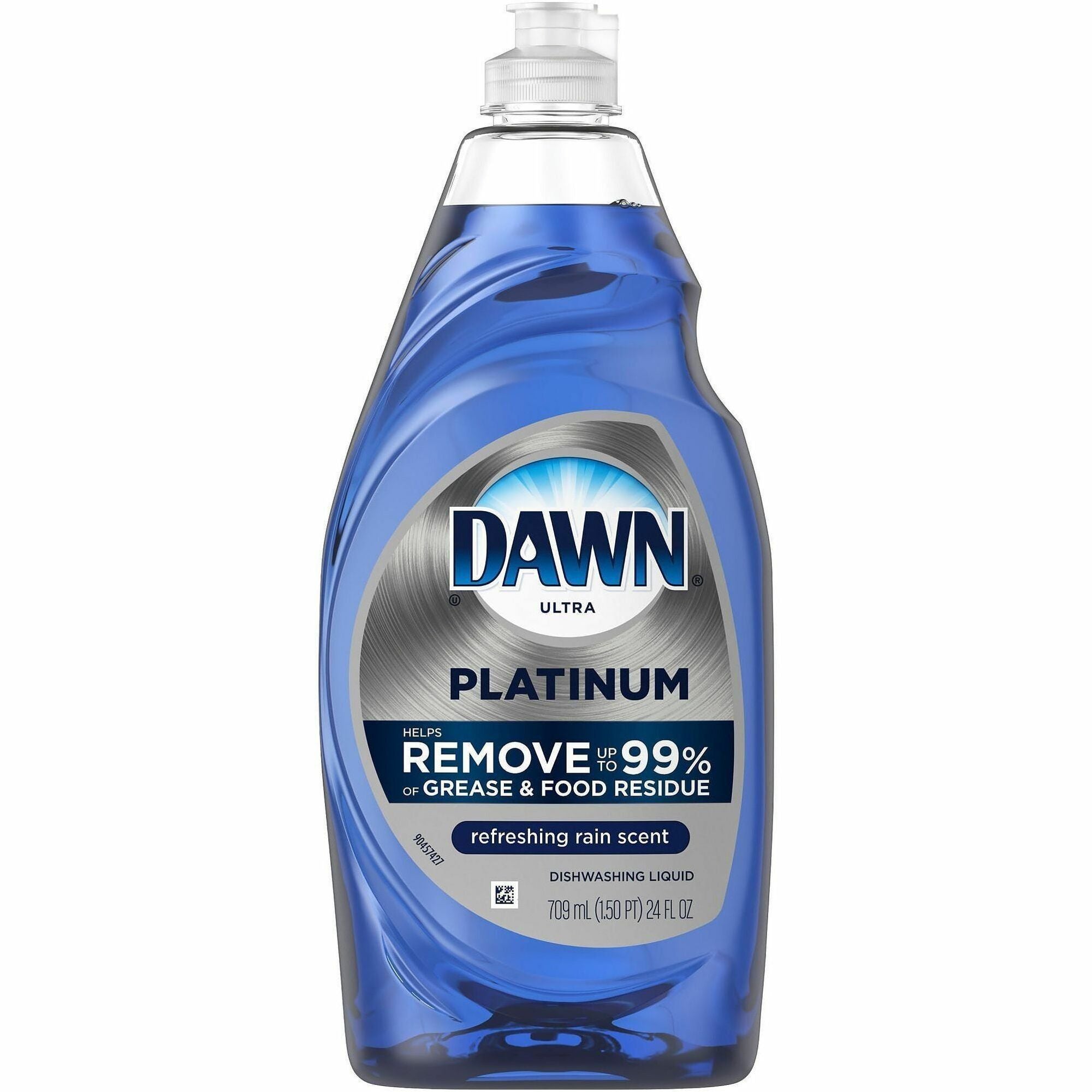 Dawn Platinum Dishwashing Soap, Blue, 24 fl oz Bottles, 10 per Carton
