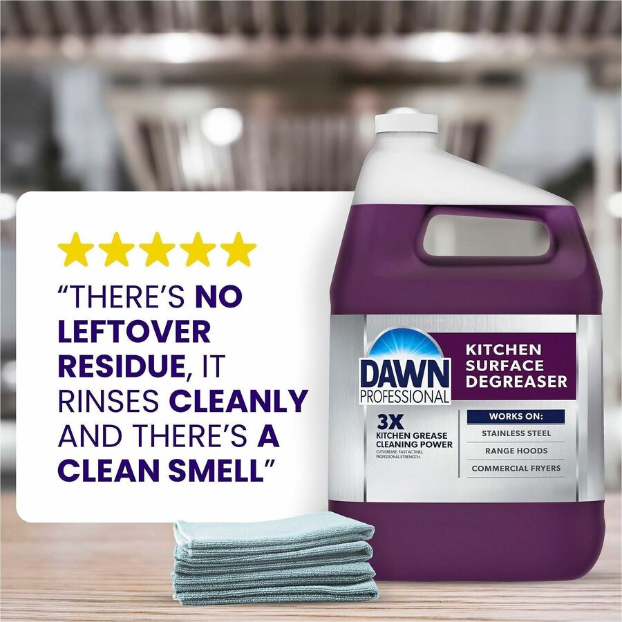 Dawn Pro Heavy Duty Degreaser, Ready-To-Use Spray, 32 fl oz (1 quart), Phosphate-Free, Caustic-Free, Non-Flammable, Purple, 1 Bottle