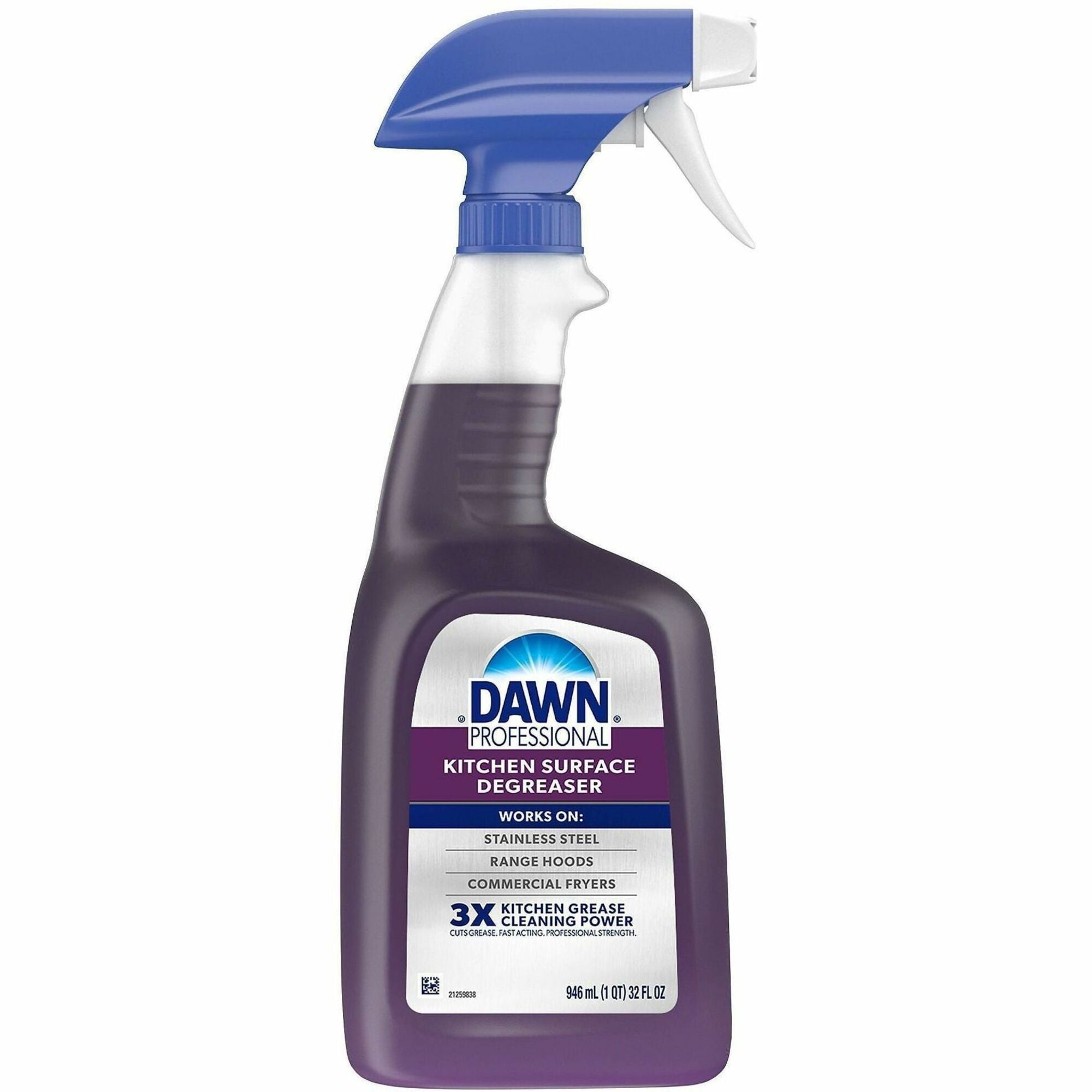 Dawn Pro Heavy Duty Degreaser, Ready-To-Use Spray, 32 fl oz (1 quart), Phosphate-Free, Caustic-Free, Non-Flammable, Purple, 1 Bottle