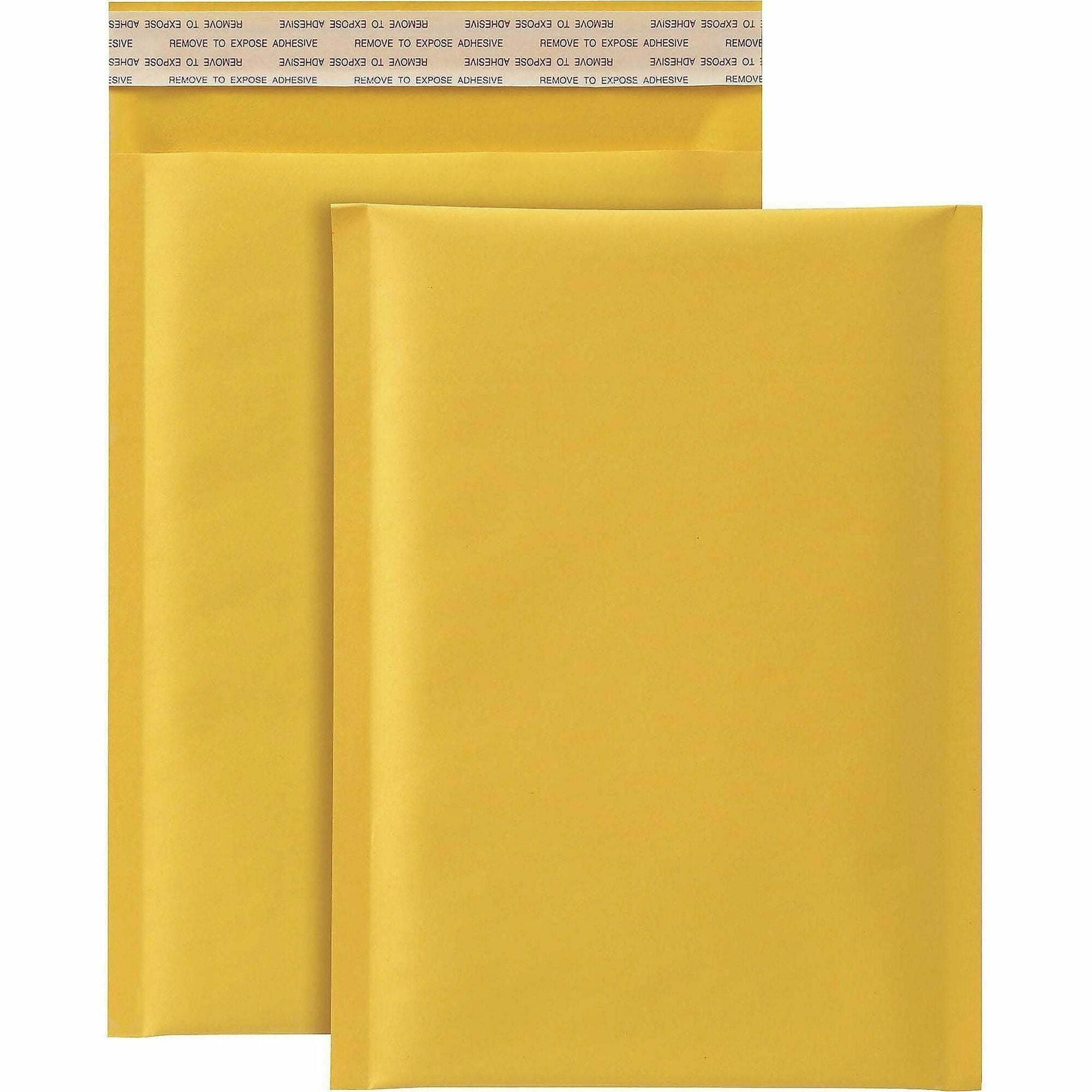 Bubble - 6" Width x 9" Length - Strip - Brown Kraft - Paper - 25 / Box