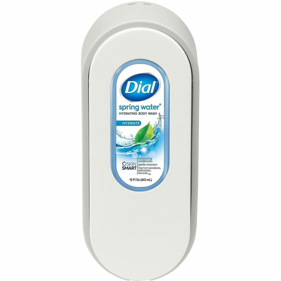 Spring Water Scent - 15 fl oz - Bottle Dispenser - Body - Moisturizing - Blue - Residue-free - 1 Each