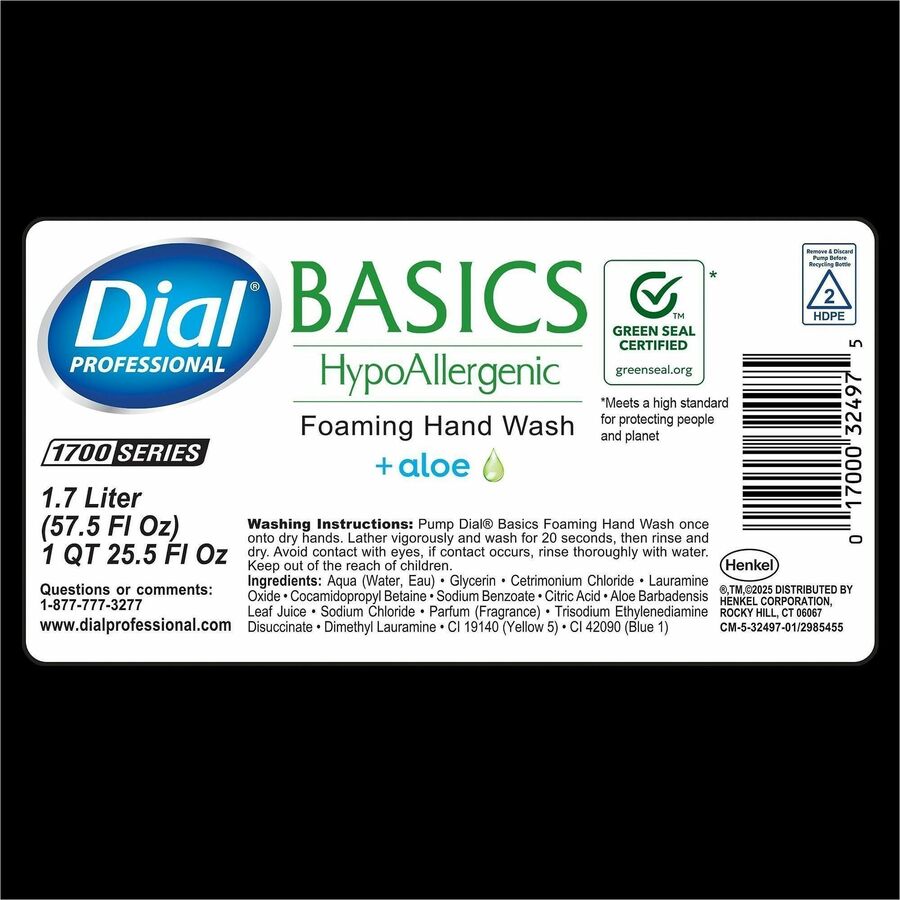 Fragrance-free Scent - Hand - Antibacterial - Green - 1 Each