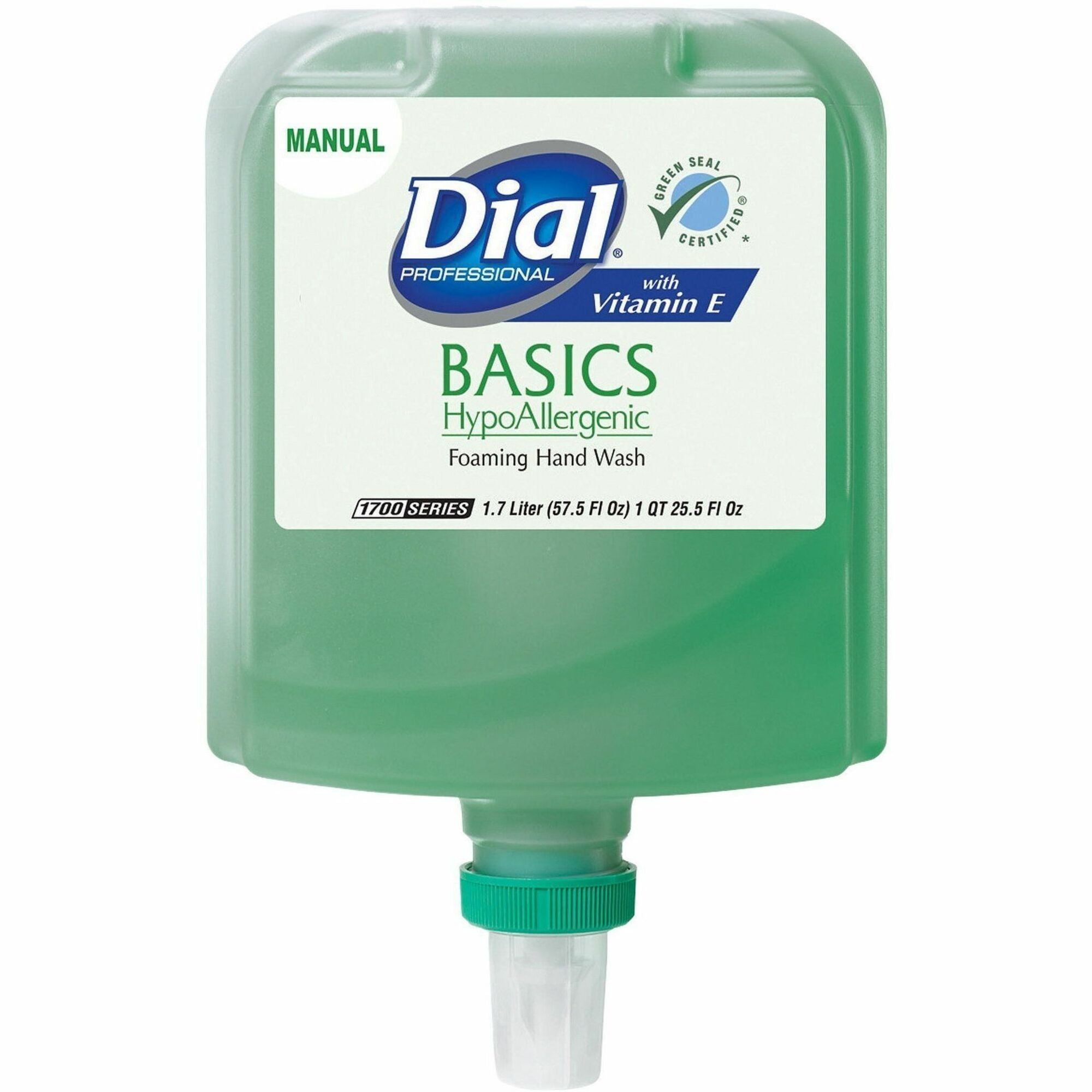 Fragrance-free Scent - Hand - Antibacterial - Green - 1 Each