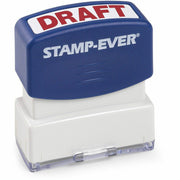 Trodat Stamp-Ever Pre-Inked DRAFT HERE Stamp