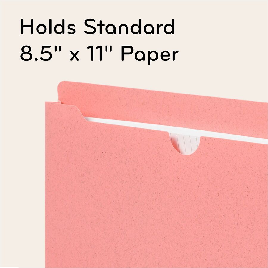 8 1/2" x 11" - 1" Expansion - 1 Pocket(s) - Poly - Assorted - 0% Recycled - 10 / Pack