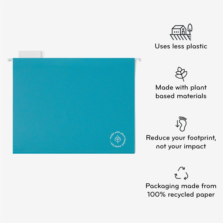 8 1/2" x 11" - 1/2" Expansion - Poly - Assorted - 0% Recycled - 12 / Pack
