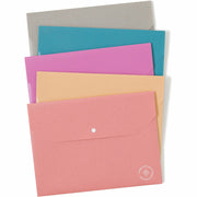 8 1/2" x 11" - 1 Pocket(s) - Poly - Assorted - 0% Recycled - 10 / Pack