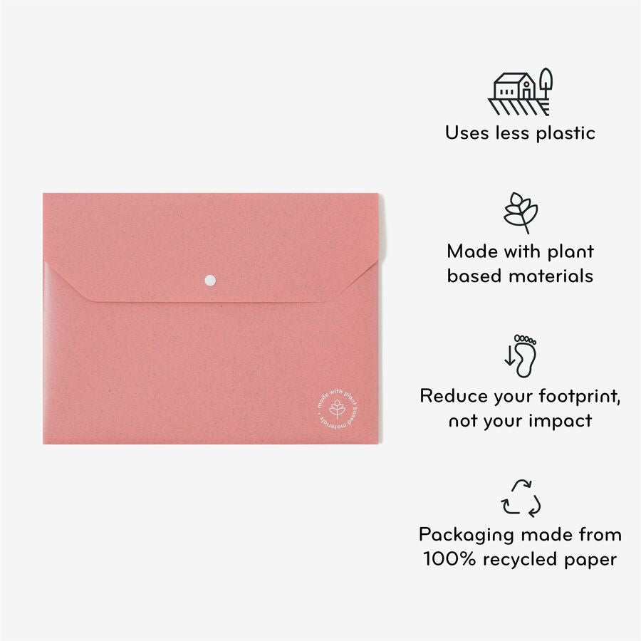 8 1/2" x 11" - 1 Pocket(s) - Poly - Assorted - 0% Recycled - 10 / Pack