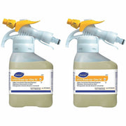 Suma Break-Up Chlor SC D3.4 - For Multipurpose, Multi Surface - Concentrate - Spray - 50.7 fl oz (1.6 quart) - 12.66 to 13.22 pH - Chlorine Scent - Kosher, Heavy Duty - Yellow - 2 / Carton