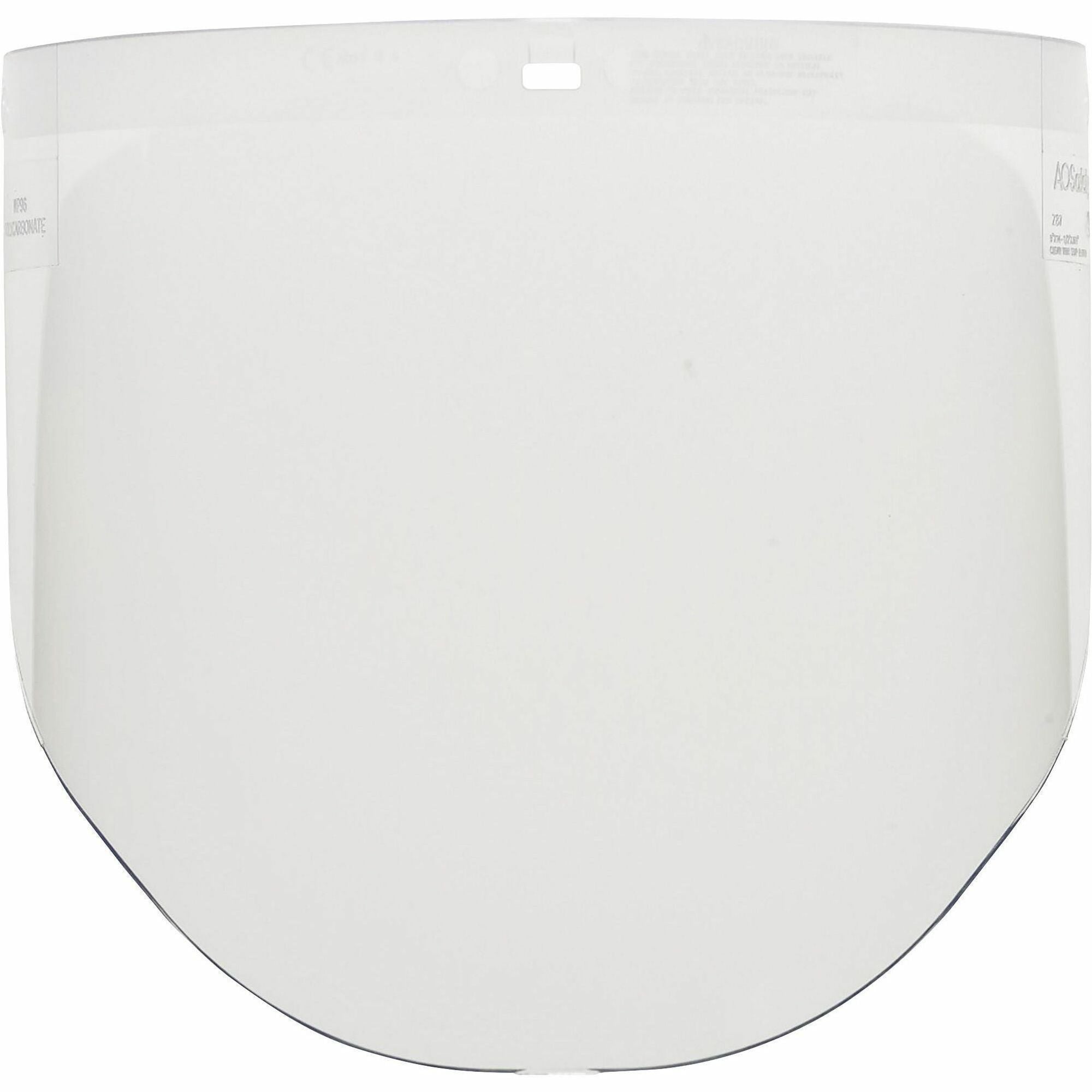 3M W-Series Face Shield for X5000 Series Helmet, Clear Polycarbonate, Impact Resistant, Durable, Standard Size, 1 Each